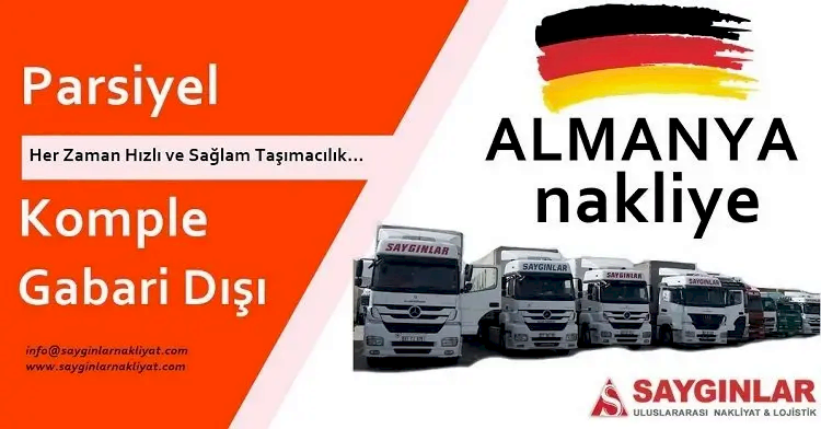 almanya parsiyel taşımacılık