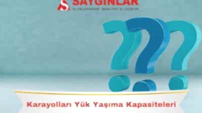 Karayolları Yük Taşıma Kapasiteleri