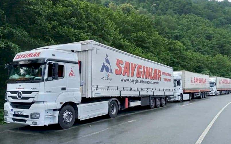 Ukrayna Azərbaycan dönüş tırları